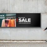 Free Large Banner Mockup PSD Template