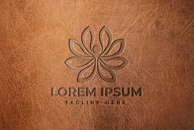 Download Free Leather Logo Mockup Vol 2 PSD Template - Mockup Den