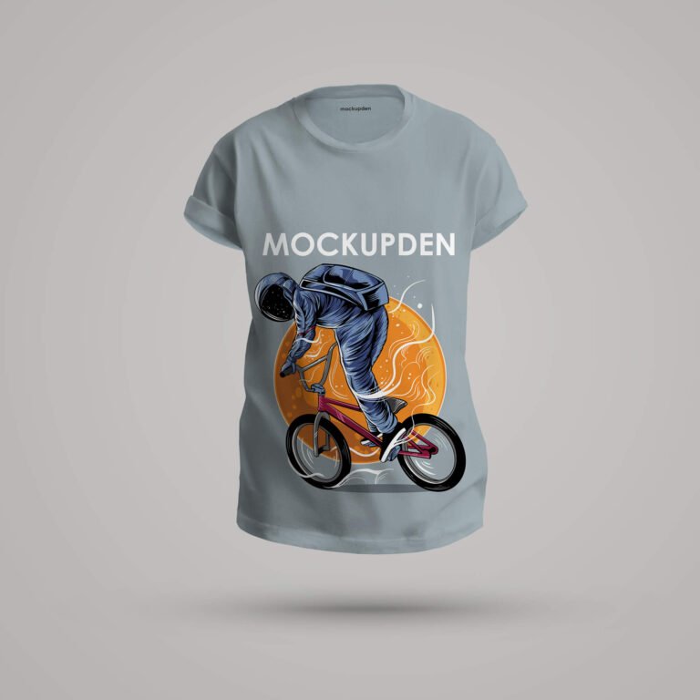 Free T Shirt 3D Mockup PSD Template