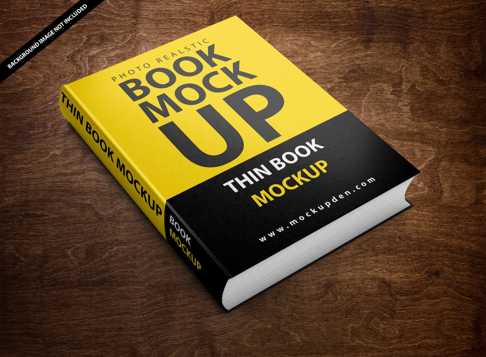 Download Free Thin Book Mockup PSD Template - Mockup Den