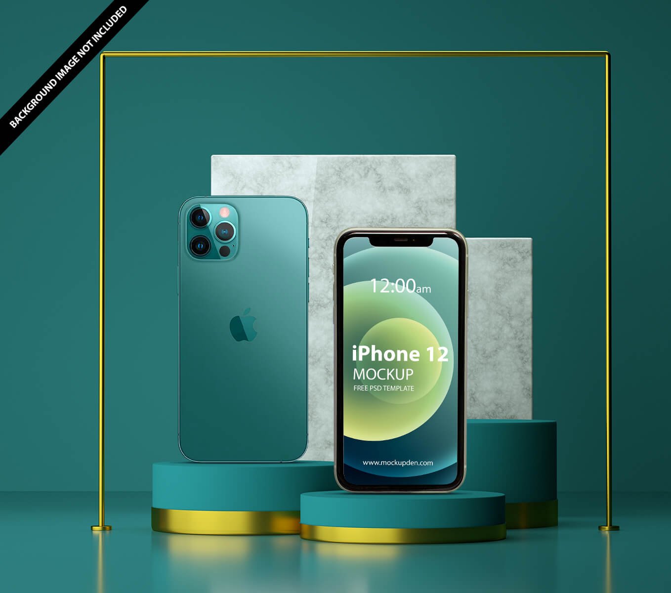 Free Iphone 12 Mockup Psd Template Mockup Den