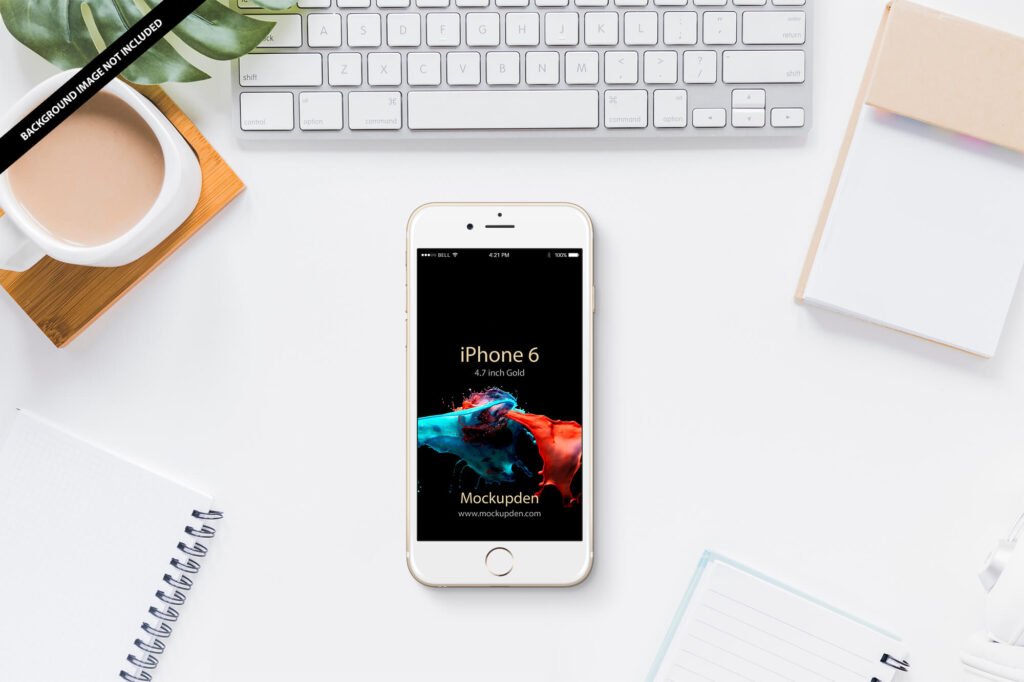 Free iPhone6 Mockup PSD Template