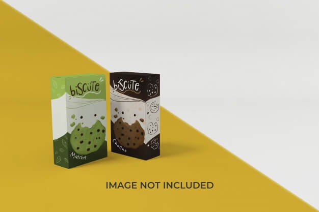 High quality snack packaging mockup design template Premium Psd