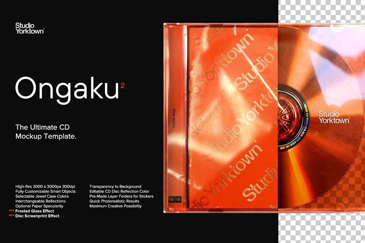 Ongaku - Ultimate CD Mockup Template (1)
