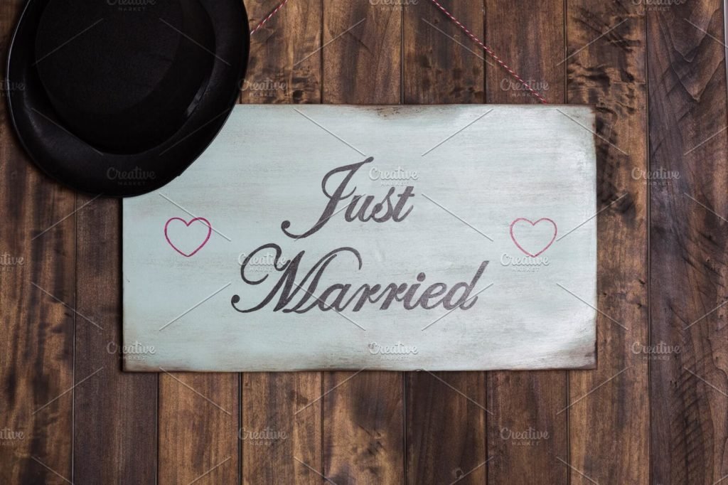 Poster Just Married