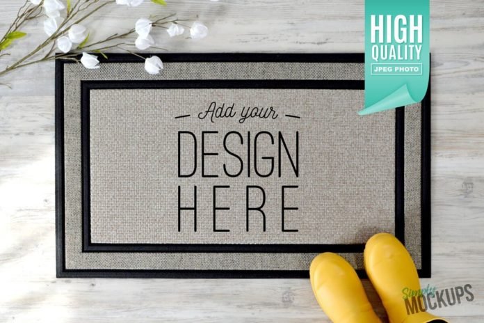 Download 11+ Best Free Stylish Doormat Mockup PSD Templates