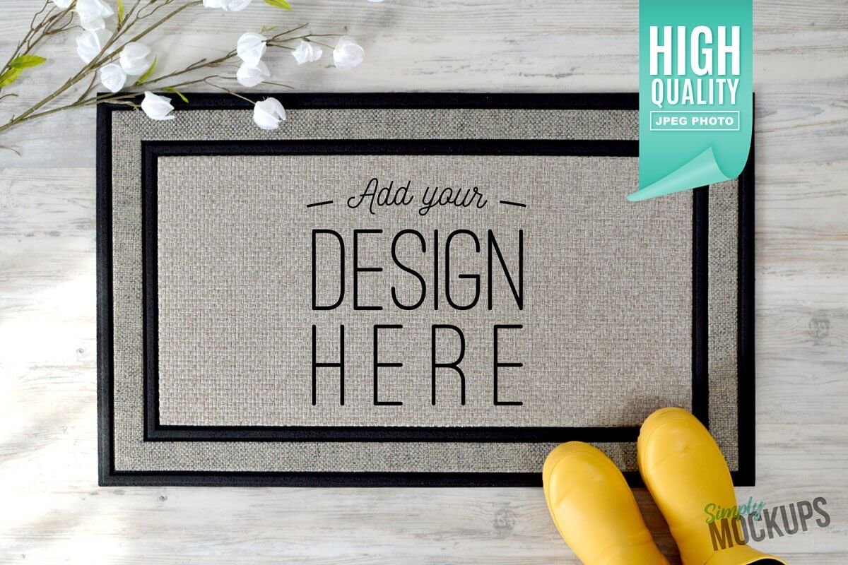 Download 11 Best Free Stylish Doormat Mockup Psd Templates