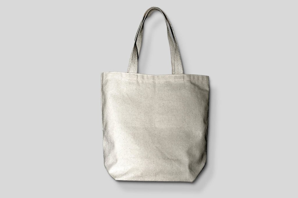 Blank White Cloth bag mockup