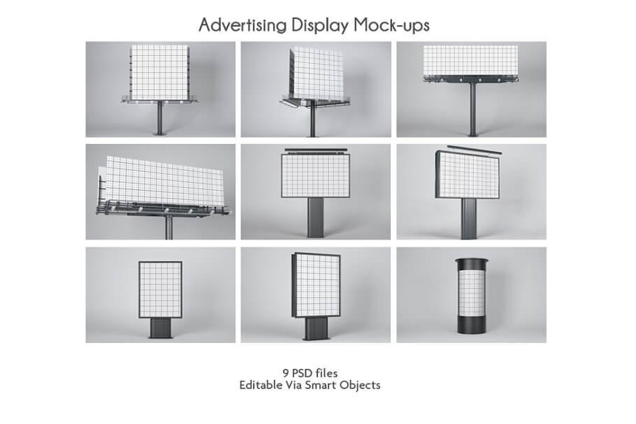 Advertising Display Mockups