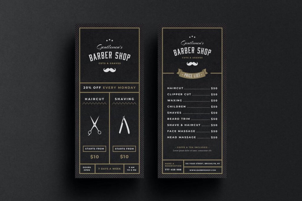 Download 20+ Best FREE Rack Card Mockup PSD Templates for Designer