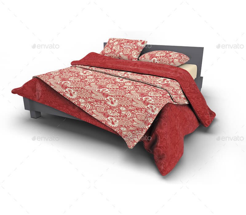 Bed Linens Bedding Set Mock-Up