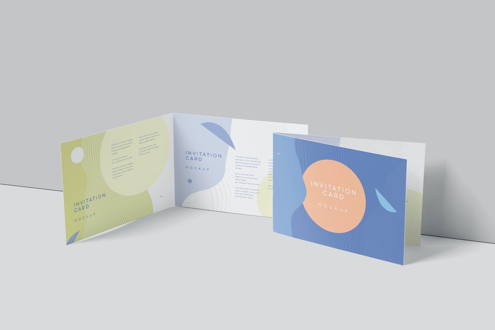 24+ Best FREE Folded Card Mockup PSD Templates