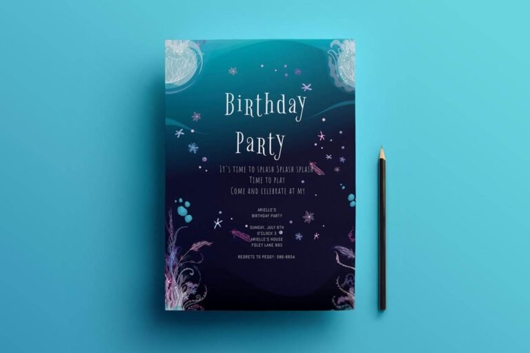 Birthday invitation card (1)