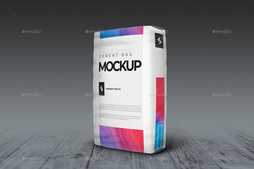 9+ Useful Cement Bag Mockup PSD Templates - Mockup Den