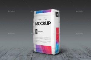 Download 9+ Useful Cement Bag Mockup PSD Templates - Mockup Den