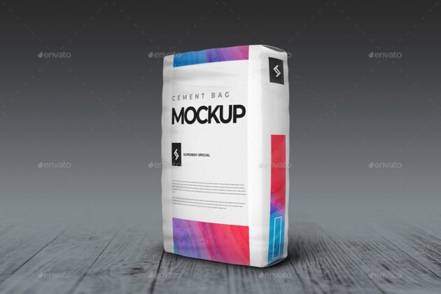 9+ Useful Cement Bag Mockup PSD Templates - Mockup Den