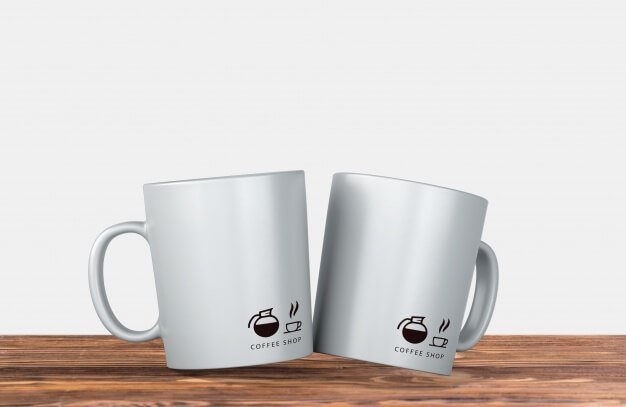 Coffee mug mockup Free Psd