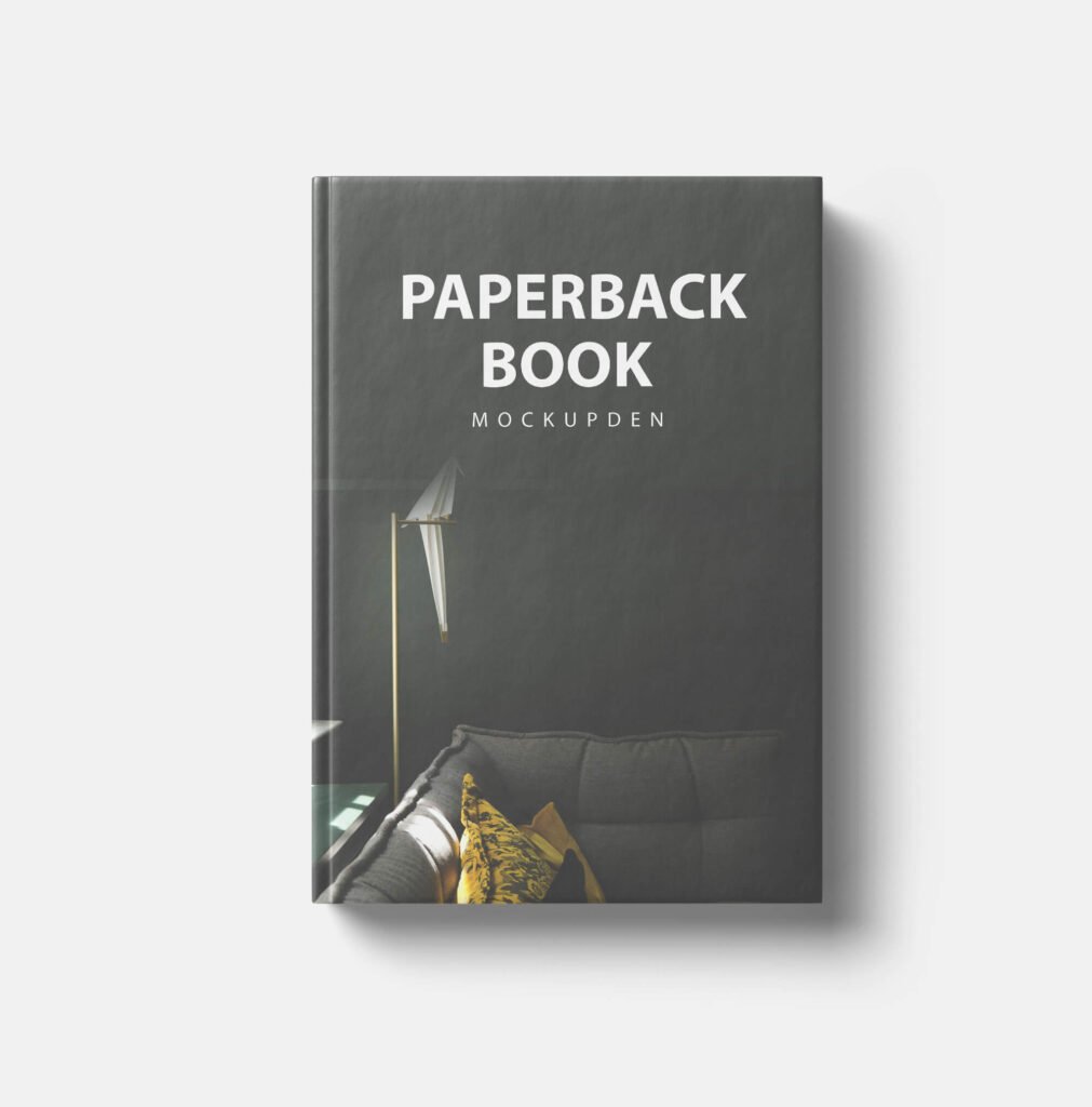 Desgin Free Paperback Book Mockup PSD Template
