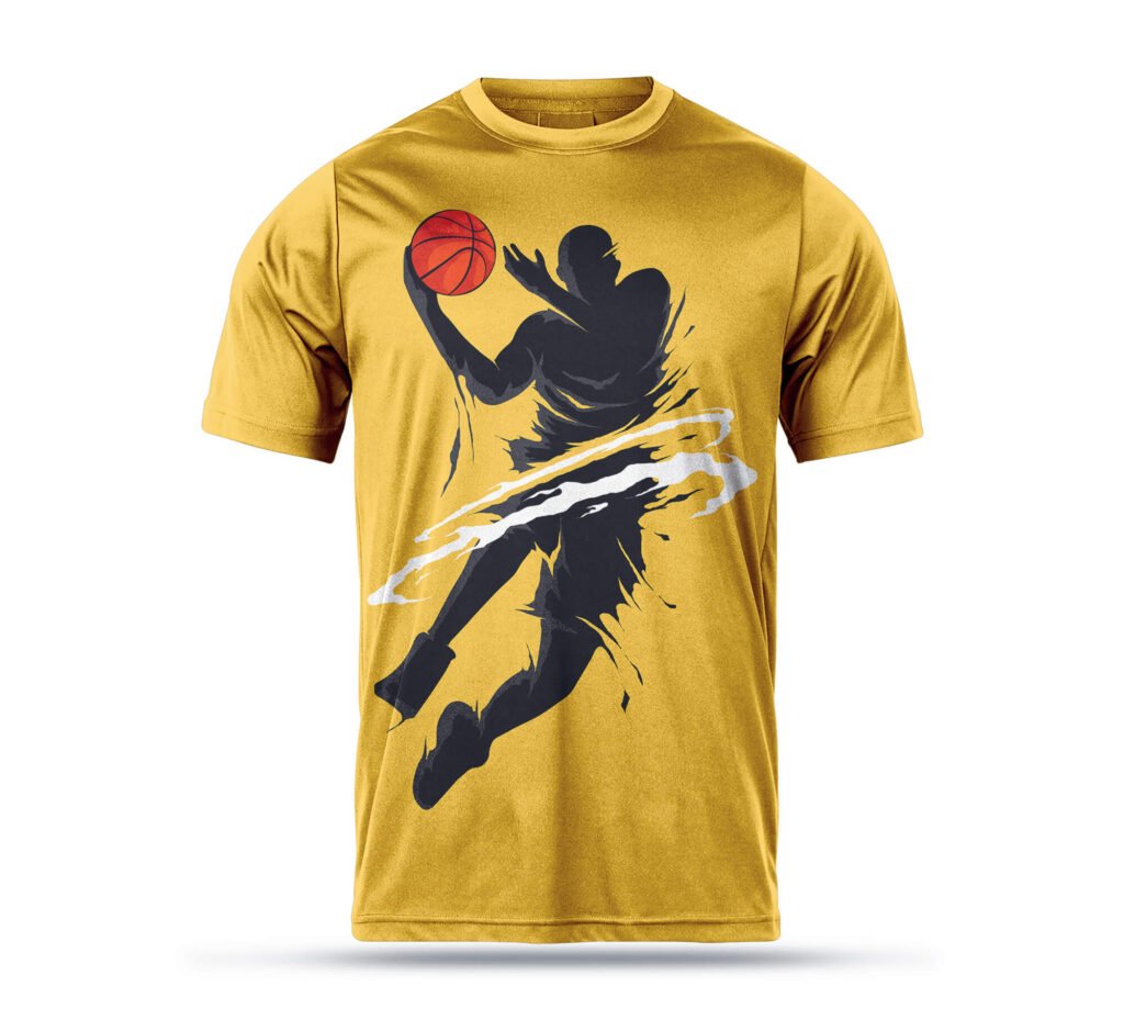Design Free Sports T Shirt Mockup PSD template