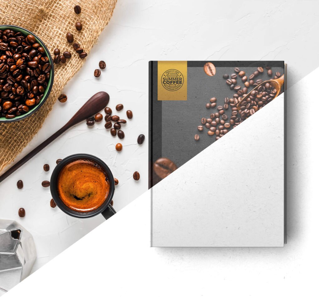 Editable Free Coffee Table Book Mockup PSD Template