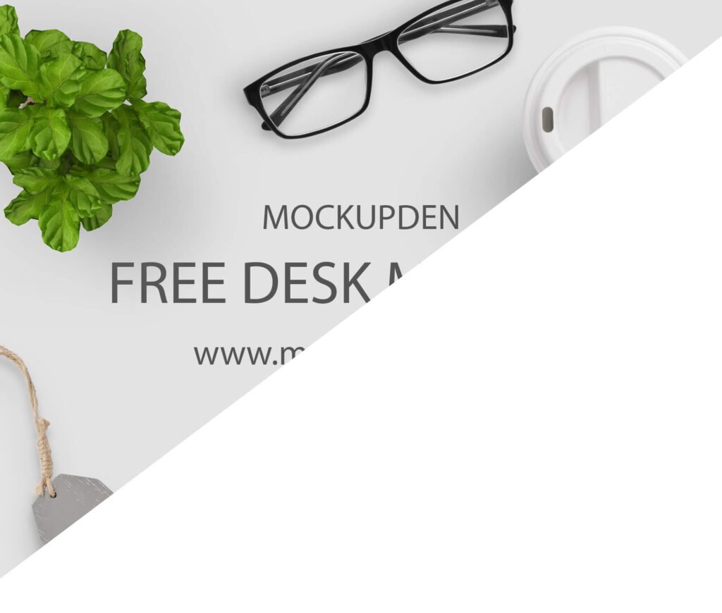 Editable Free Desk Mockup PSD Template