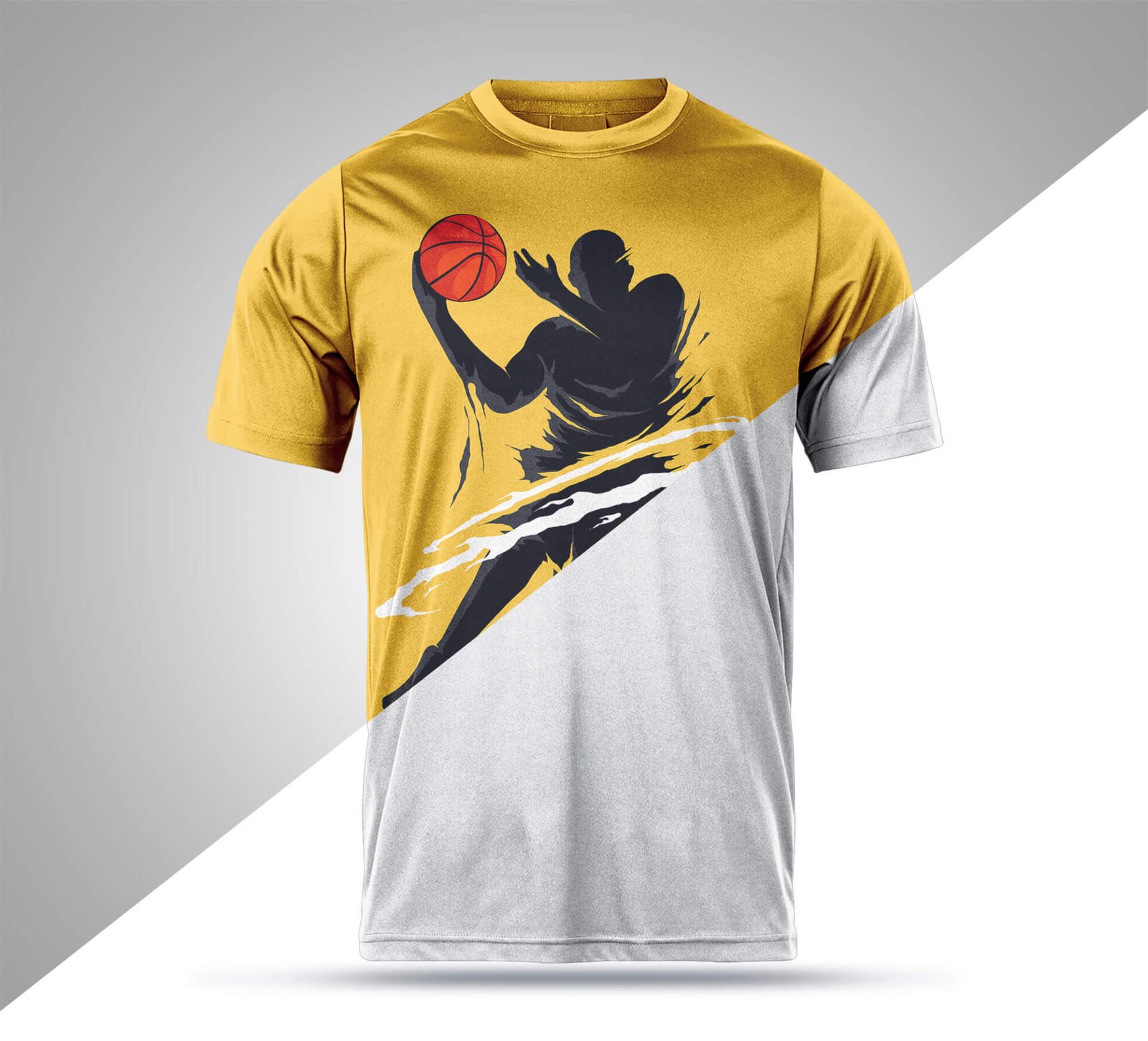 Download Free Sports T Shirt Mockup PSD Template - Moc