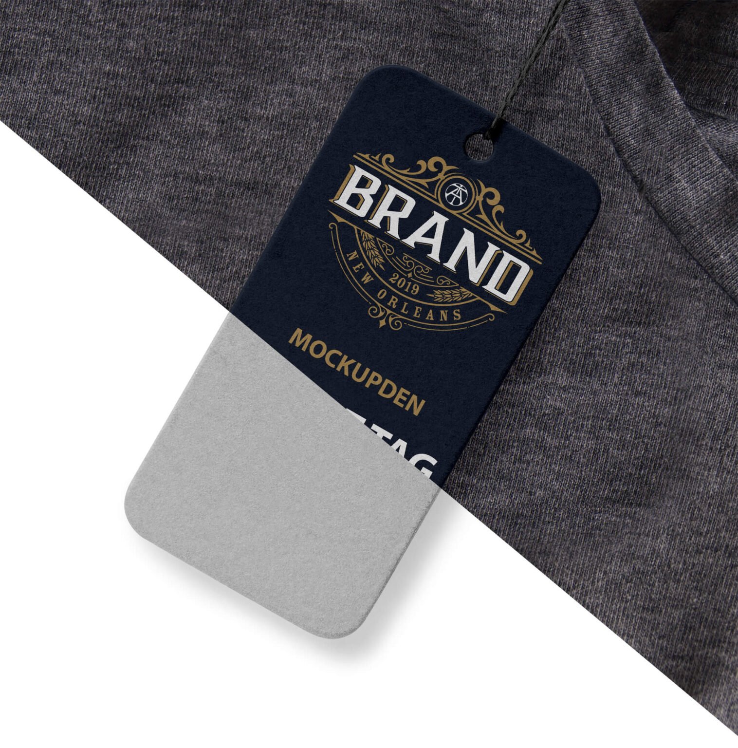 Download Free T Shirt Tag Mockup PSD Template - Mockup Den