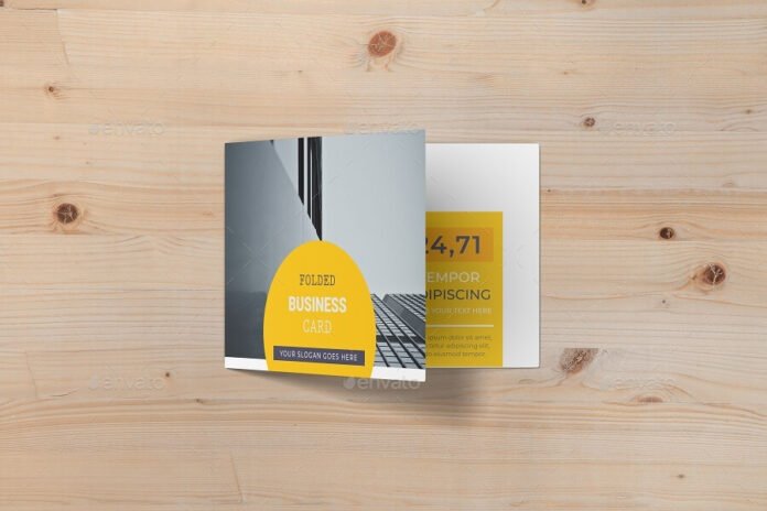 24+ Best FREE Folded Card Mockup PSD Templates