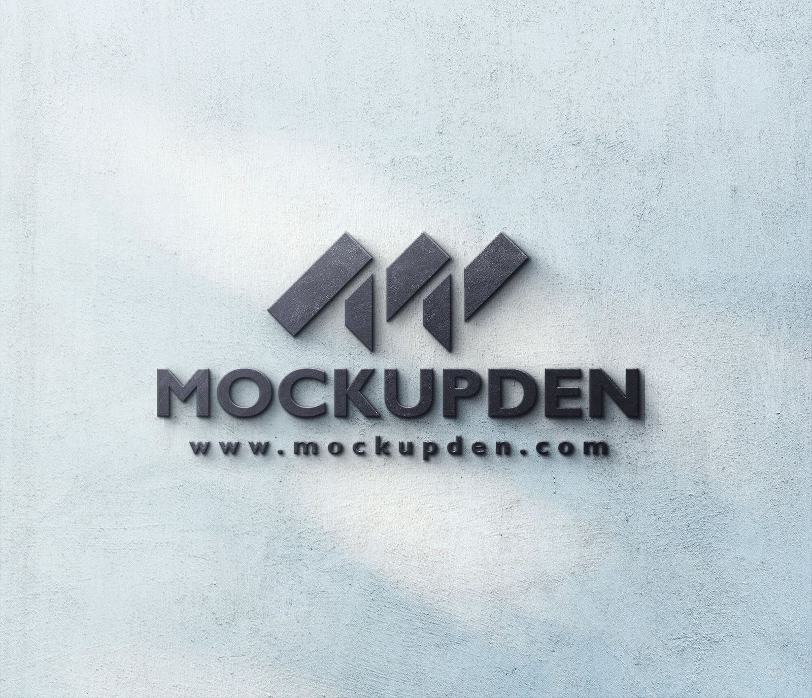 Download Free 3d Wall Logo Mockup Psd Template Mockup Den