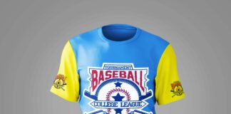 Free Baseball T Shirt Mockup PSD Template