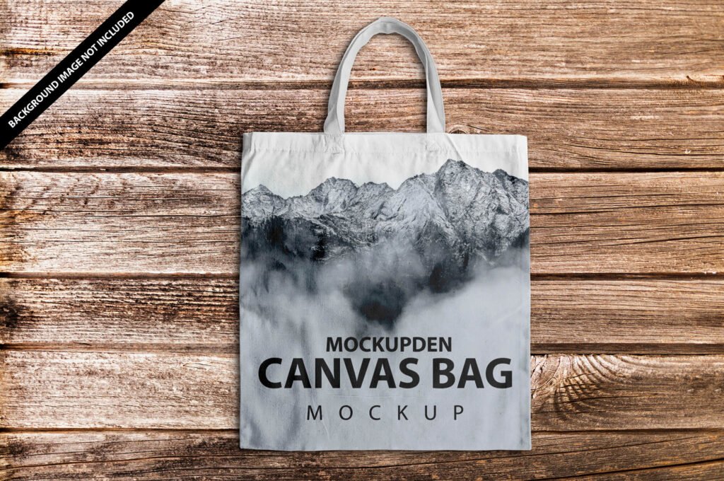 Free Canvas Bag Mockup PSD Template