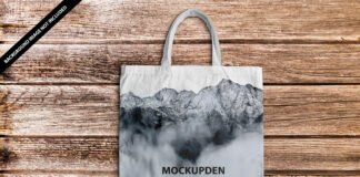 Free Canvas Bag Mockup PSD Template