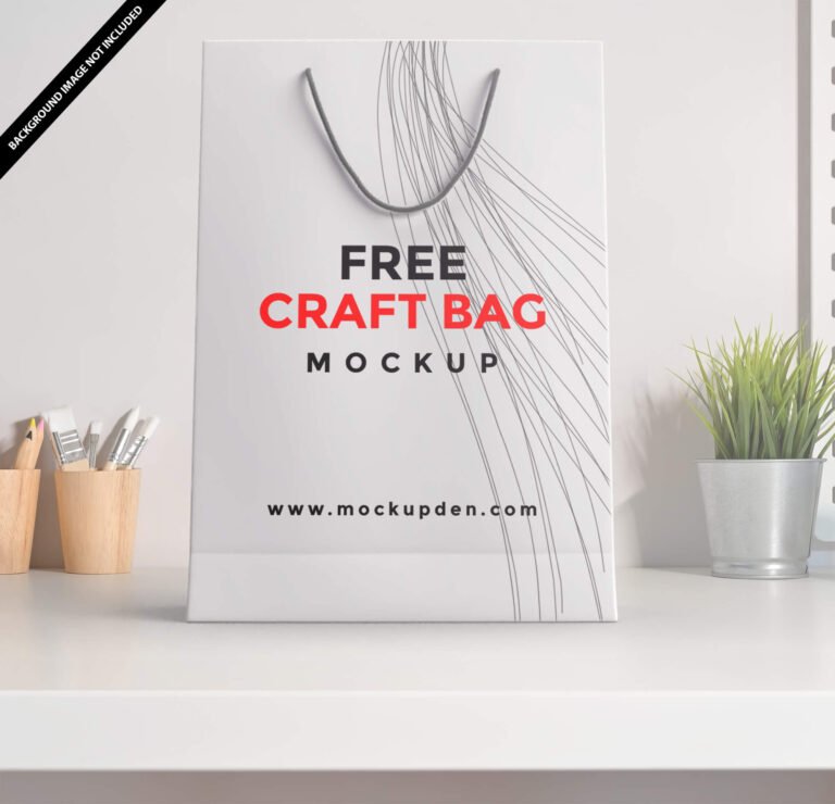 Free Craft Bag Mockup Vol 2 PSD Template