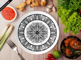 Free Dish Mockup PSD Template