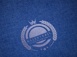 Free Embroidered Logo Mockup PSD Template