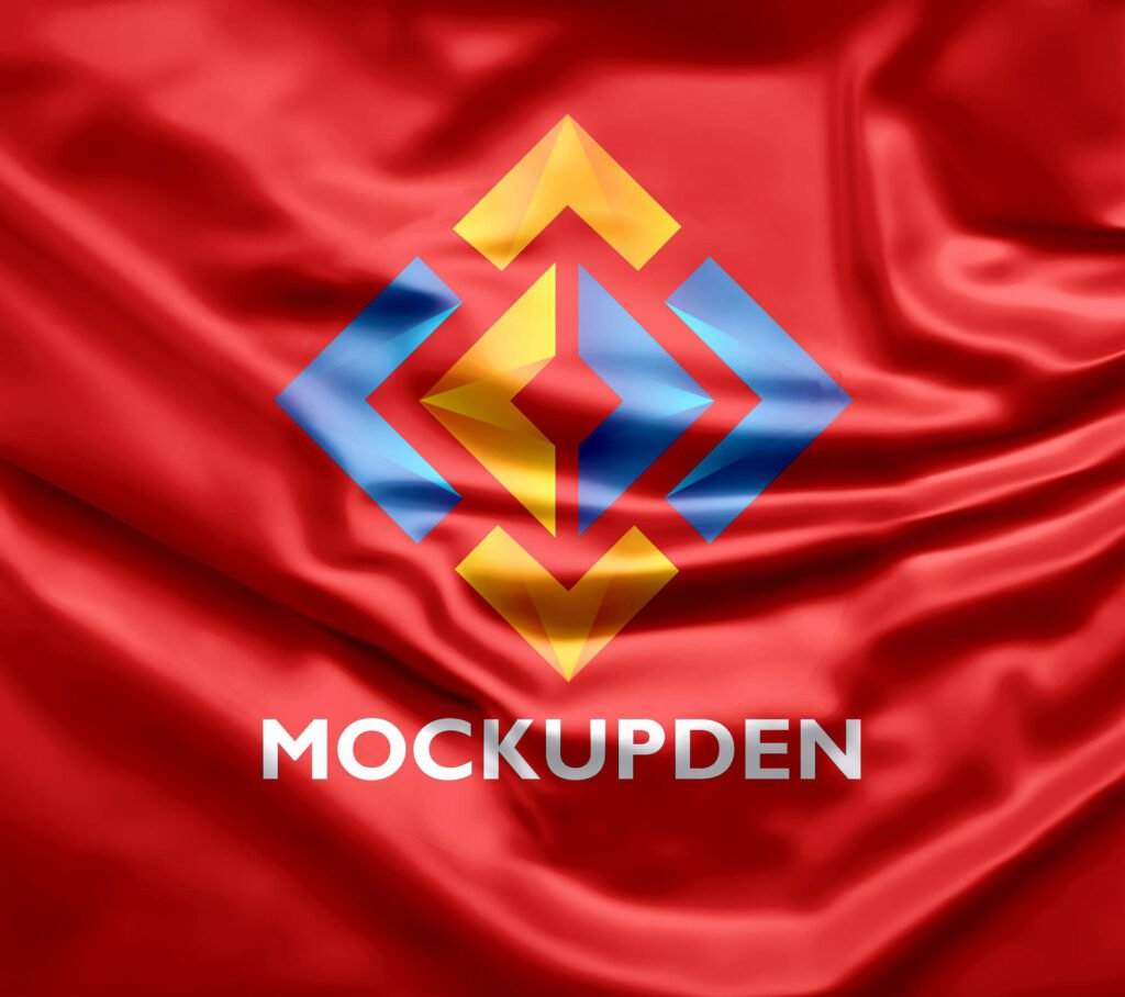 Free Fabric Logo Mockup PSD Template