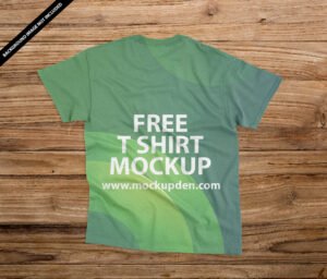 Free Green T Shirt Mockup Vol 2 PSD Template - Mockup Den