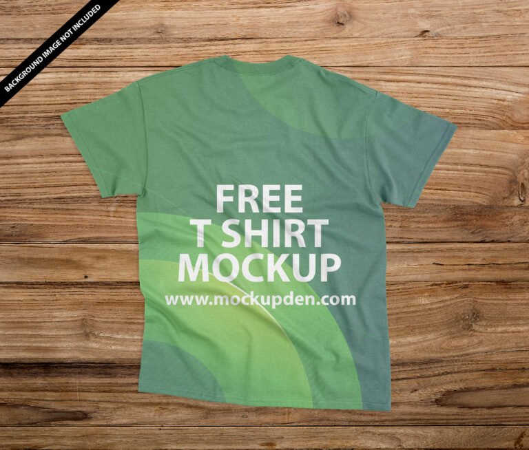 Free Green T Shirt Mockup PSD Template