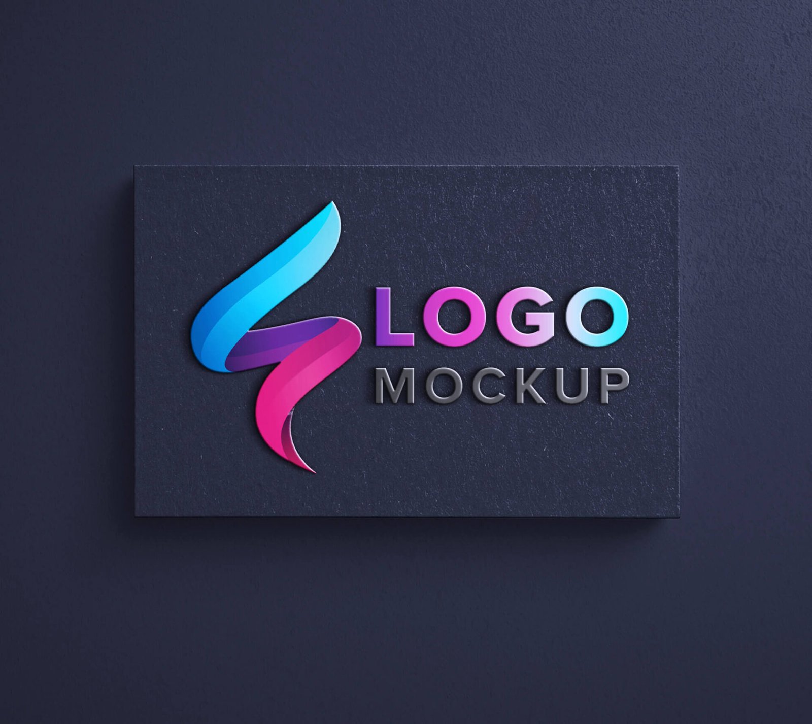 logo presentation mockup template
