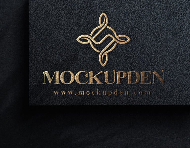 Free Logo On Paper Mockup PSD Template