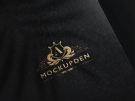 Free Logo Presentation Mockup PSD Template