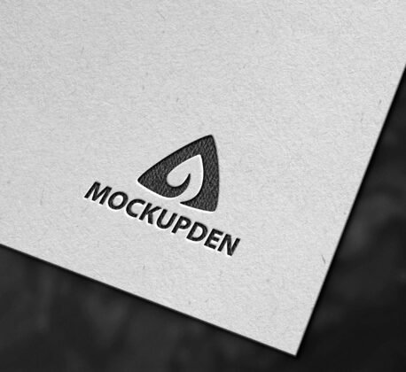 Free Sketch Logo Mockup PSD Template - Mockup Den