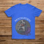 Free Navy Blue T Shirt Mockup PSD Template Free Navy Blue t shirt Mockup PSD Template