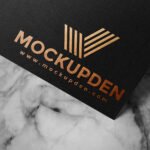 Free Paper Logo Mockup PSD Template