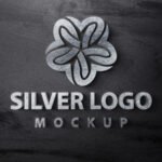 Free Silver Logo Mockup PSD Template Free Sliver Logo Mockup PSD Template