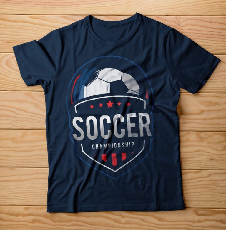 Free Soccer T Shirt Mockup PSD Template