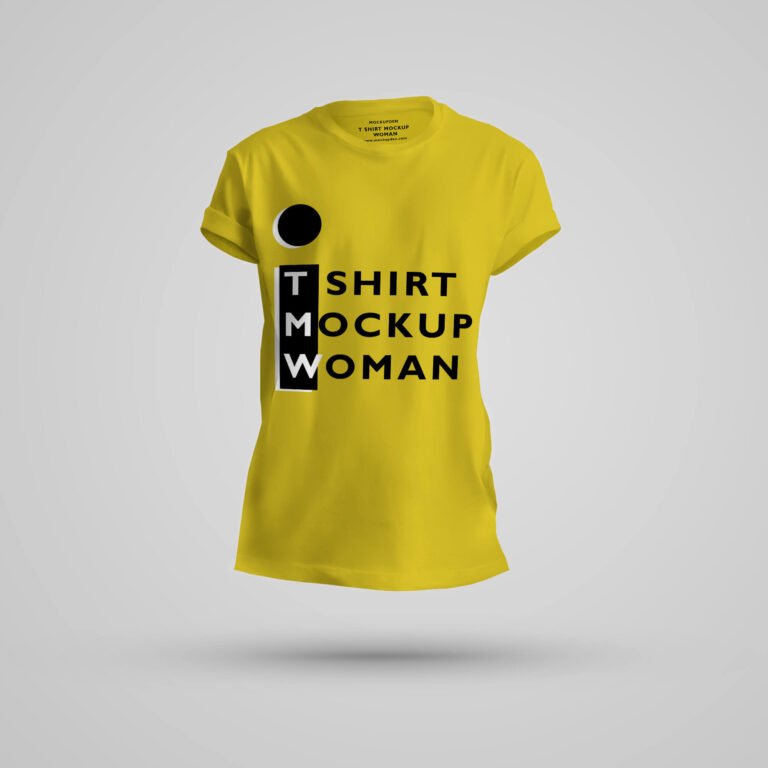 Free T Shirt Mockup Women PSD Template
