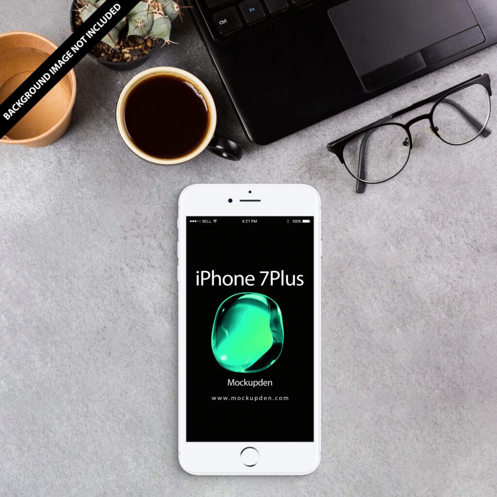 Free iPhone 7Plus Mockup PSD Template