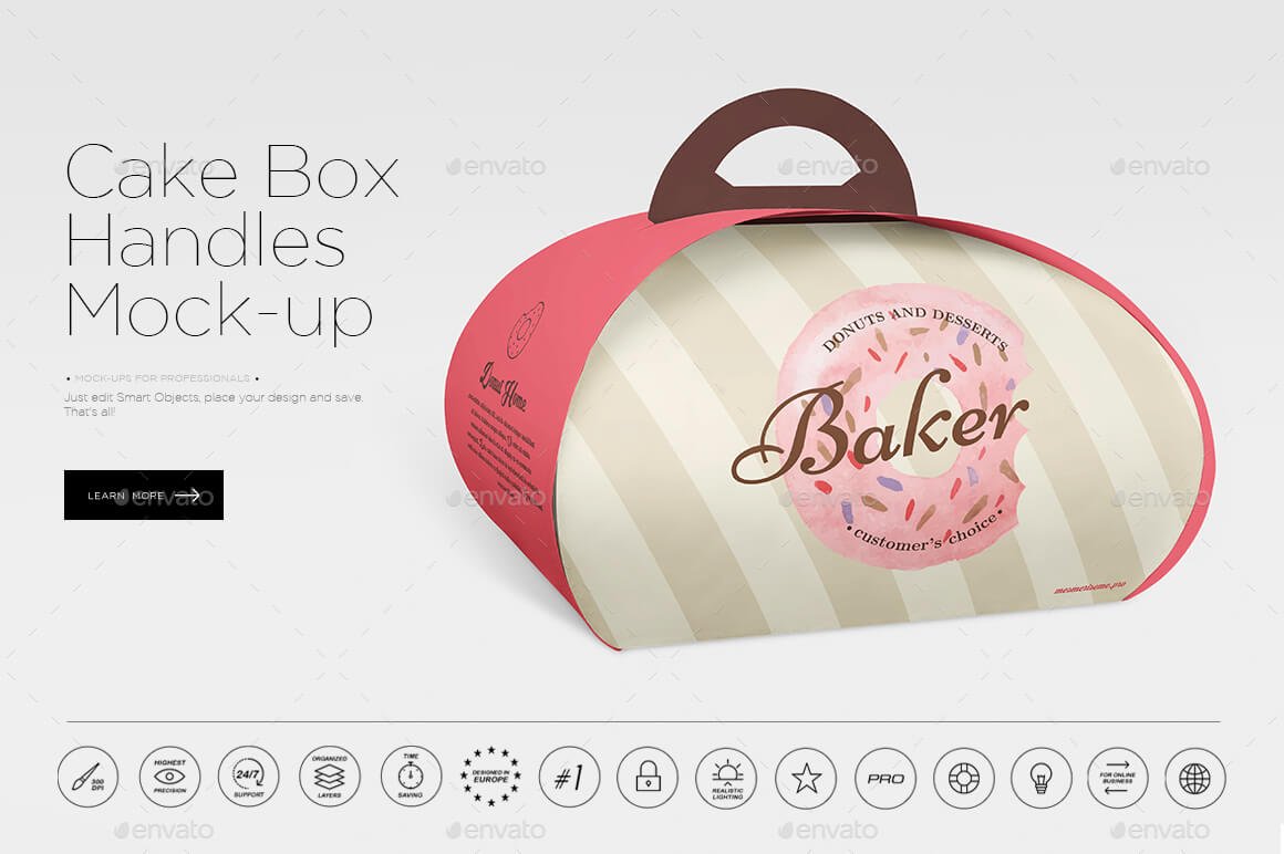 Handbag Cake Box Mock-up (1)