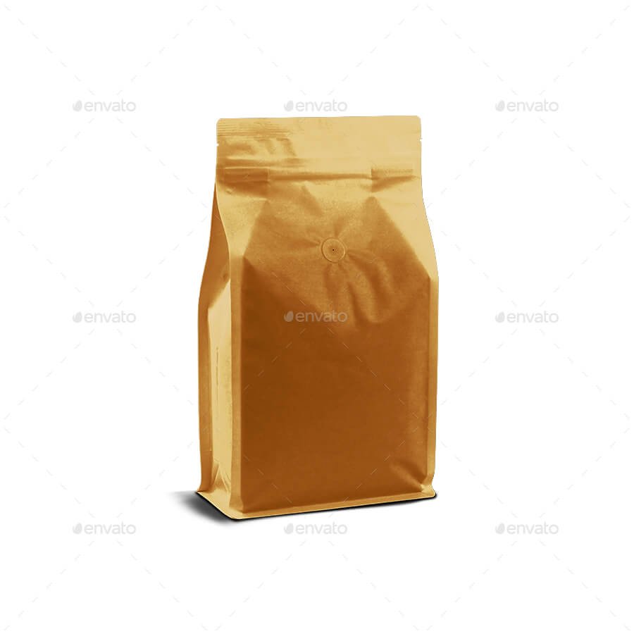 Kraft Paper Coffee Bag Mock up (1)